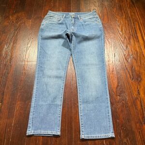 Fair Harbor Jeans Mens 32x30 Blue Slim Straight Stretch Organic Cotton Blend EUC